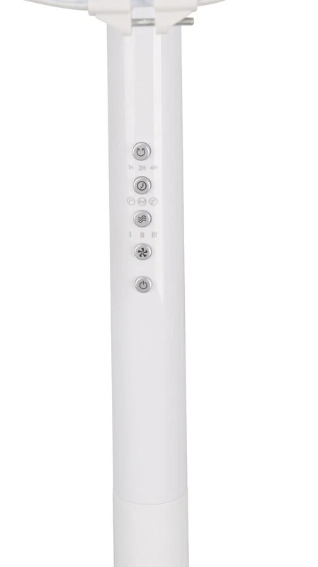 Ventilatore a Piantana Terra ARGO Bianc 5 Pale 40 cm Telecomando Timer Ventolino, fotografia 9 di 12