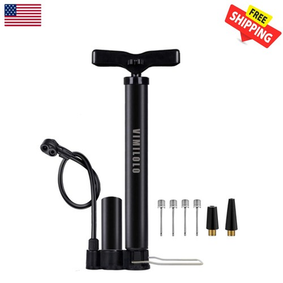 #ad #ad Portable Hand Air Pump for Bicycles with Dual Valve Head Lightweight Design $15.99