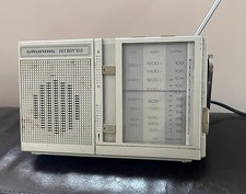 Grundig Hit Boy 100 3 Band Transistor Vintage Radio + Power Cable. G C & P W O