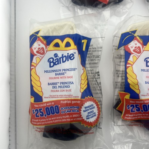 McDonald's Happy Meal Barbie 2001 - Collection Complète 4/4 - Jouets Neufs