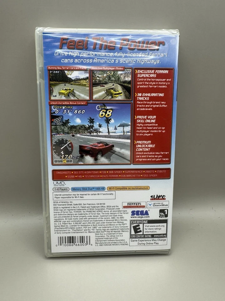 OutRun 2006 Coast 2 Coast (Sony PSP) Factory Sealed - Brand New - Clean - Image 2 of 4