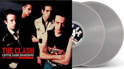 THE CLASH LP x 2 Capitol Radio Shakedown 1980 DOUBLE CLEAR VINYL New SEALED Ltd