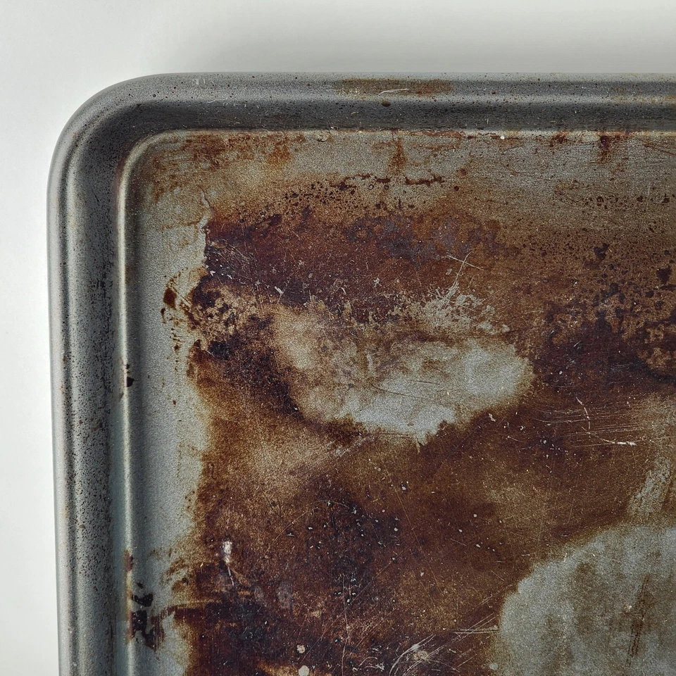 Bandeja para hornear galletas Calphalon 12 x 17 media hoja sazonada antiadherente vintage Foto 2 de 4