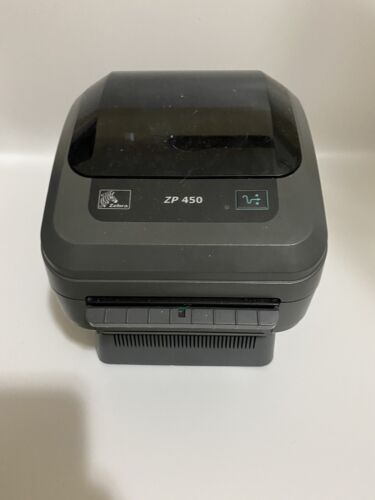 Zebra ZP450 Direct Thermal Label (old version) Printer w Labels & labels REFURB - Picture 1 of 5