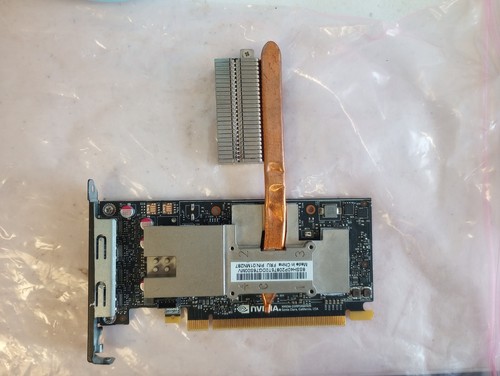IBM NVIDIA Quadro P600 2GB PCI-E x16 4 X Mini DP with Heat Sink 01MN287