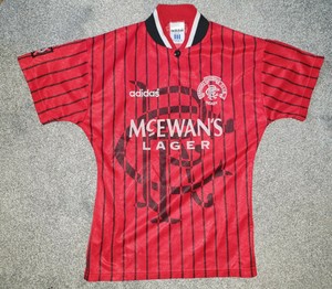 Rangers Vintage Football Shirt Jersey AWAY Adidas GENUINE release 1995 96 97 | eBay
