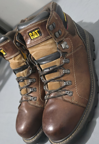 Caterpillar boots mens 13 W steel toe Alaska 2.0 brown Black oil resistant flex - Bild 6 von 13