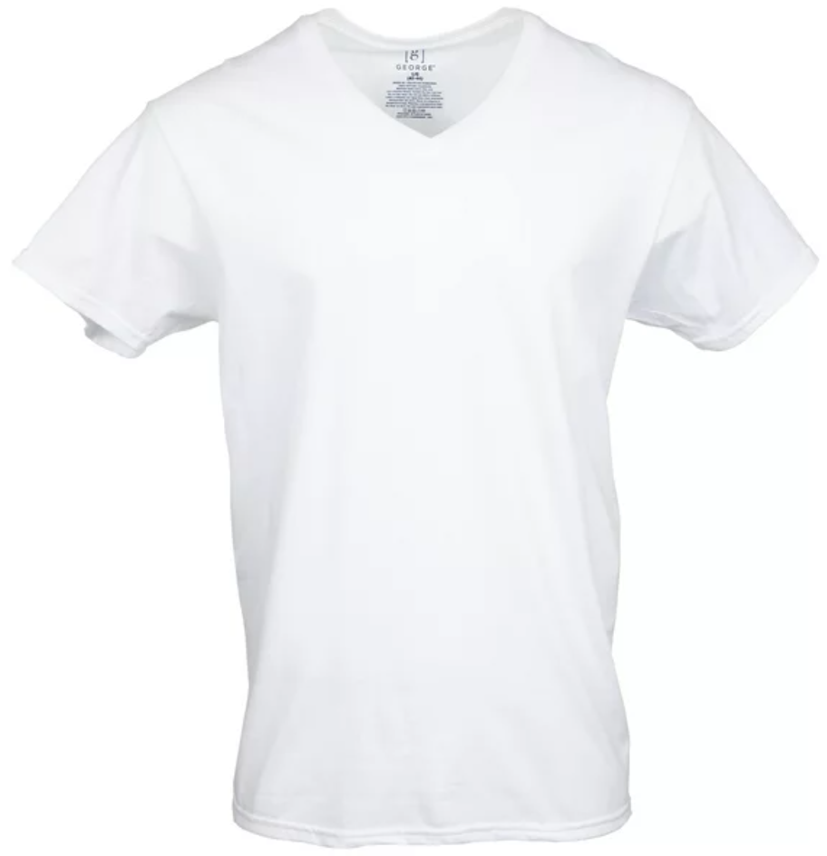 Men's VNeck Moisture Wicking Tshirts Ringspun Cotton