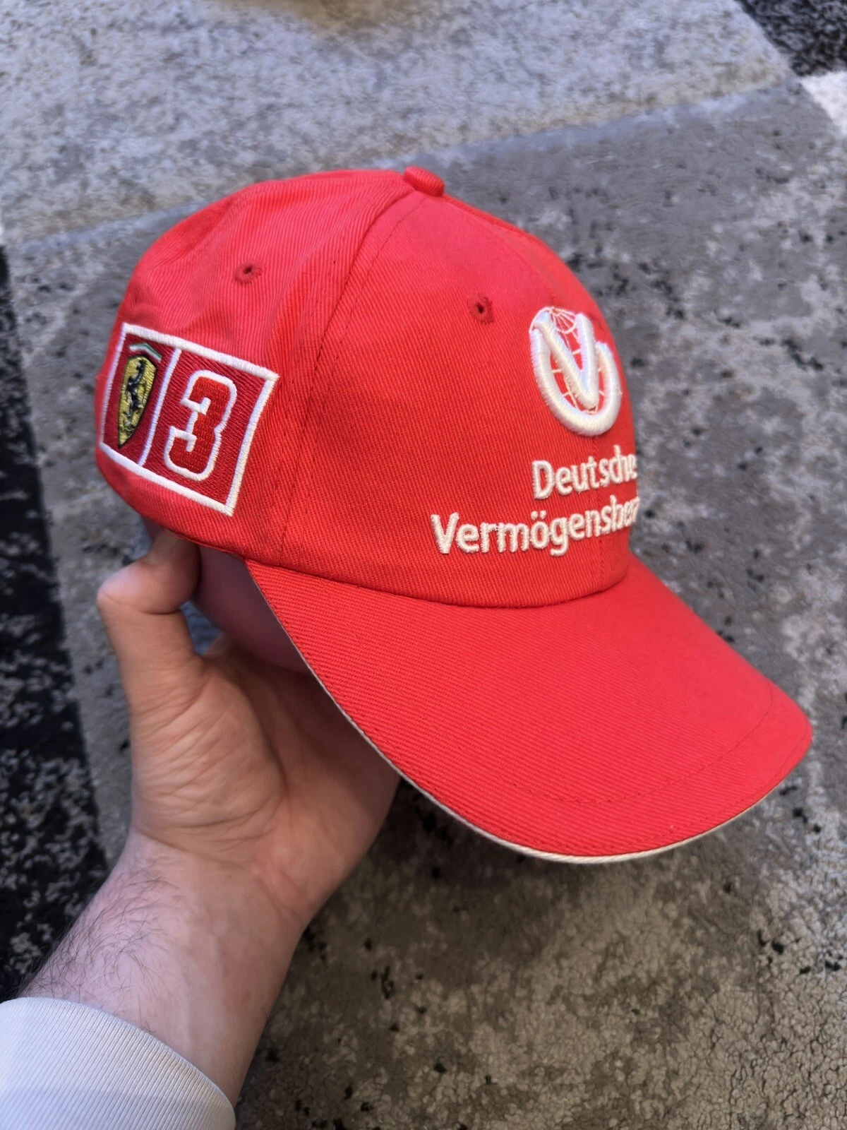 Michael Schumacher Collection PPM Formula 1 F1 DEKRA Hat Cap Red Vintage Unu