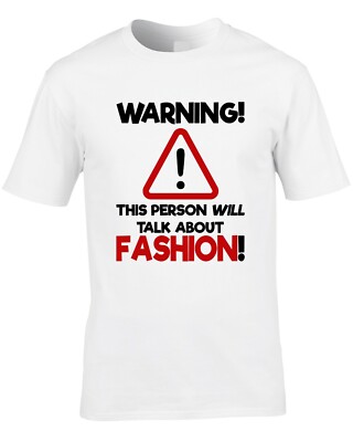 Mode Herren T-Shirt Designer Stil Kleidung Laufsteg Modell cooler Witz Geschenkidee