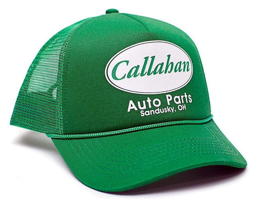 Callahan Auto Parts Custom Green Sandusky Ohio Adult Curved Hat