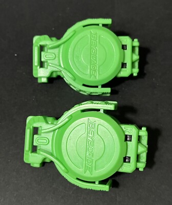 2017 Lot Of 2 Hasbro Beyblade Burst Turbo Battle League Green Launchers