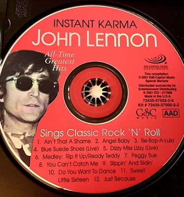 Instant Karma All-Time Greatest Hits John Lennon (2002, 3 Discs