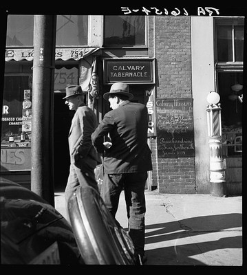 Photo:''Skid Row.'' Howard Street, San Francisco, California