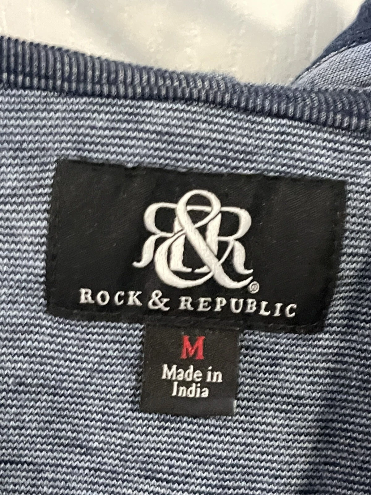 VETEMENTS Felpa con cappuccio Rock & Republic uomo media 1 4 bottoni pullover con cappuccio