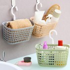 Kunststoff Badezimmerkorb Hängender Küche Aufbewahrungskorb Dusch Hängeregal 1PC