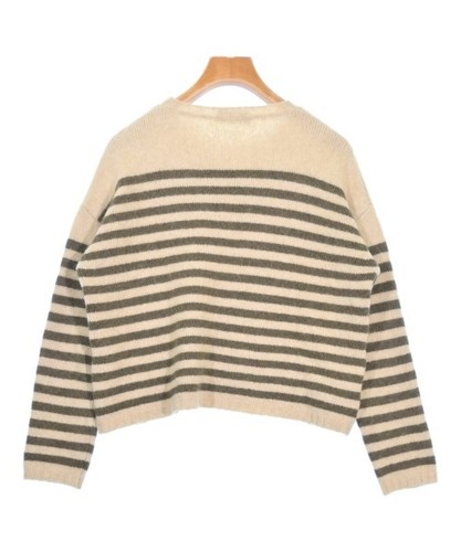 ROBERTO COLLINA Sweaters BeigexBrown(Border) S 2200527931025 - Picture 2 of 6