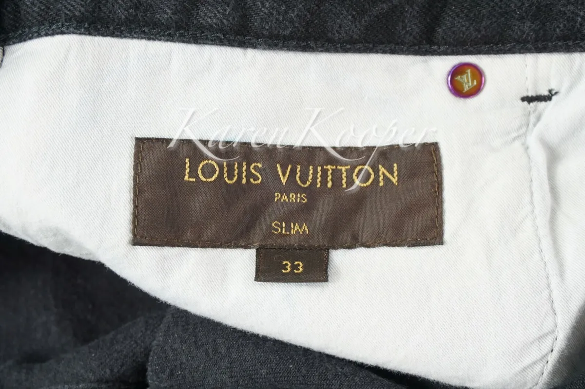 Louis Vuitton, Jeans, Mens Black Louis Vuitton Jeans