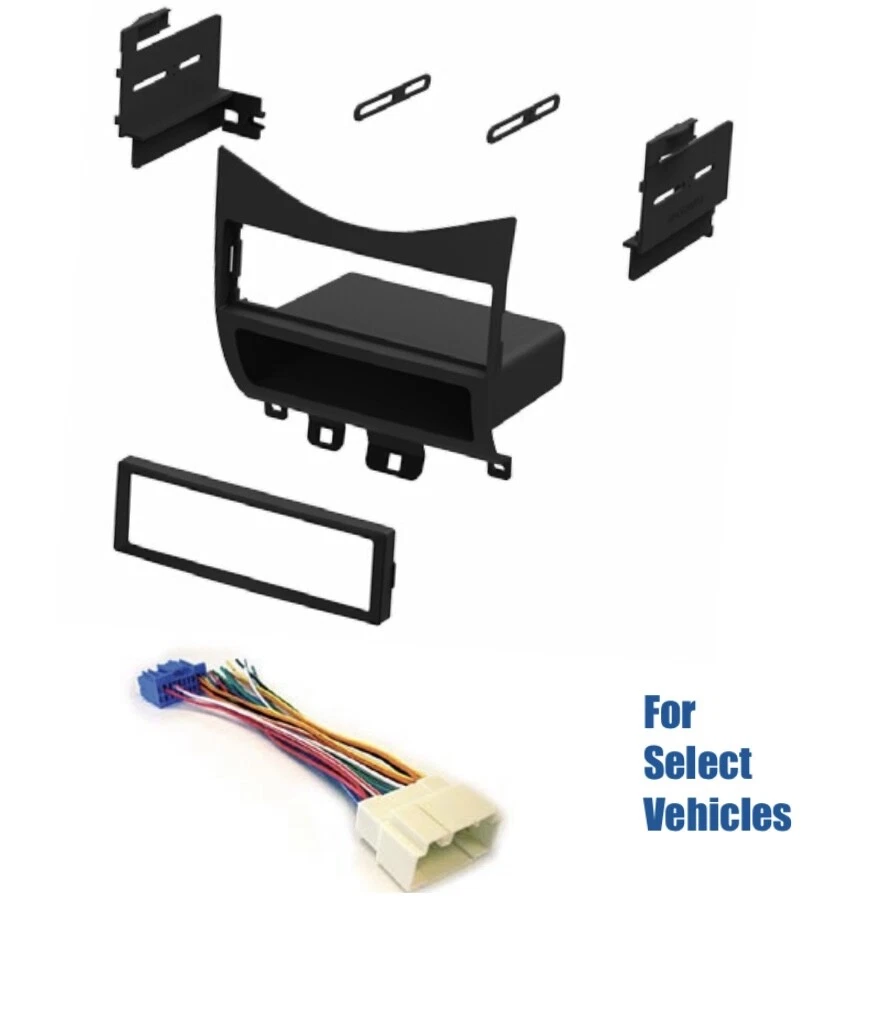 For 2003 2007 Honda Accord Car Stereo Relocation Install Dash Kit Radio Receiver