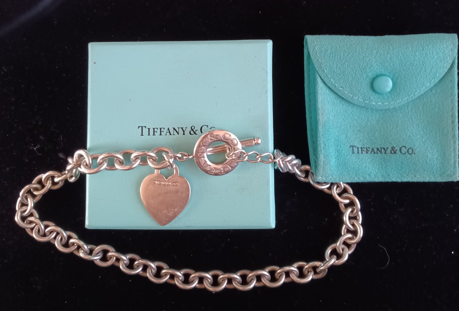 Toggle Necklace Tiffany Necklace Choker AUTHENTIC STERLING TIFFANY