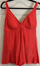 Swim Solutions Crochet Flyaway Tummy Control Swimsuit One Piece Swimdress 16