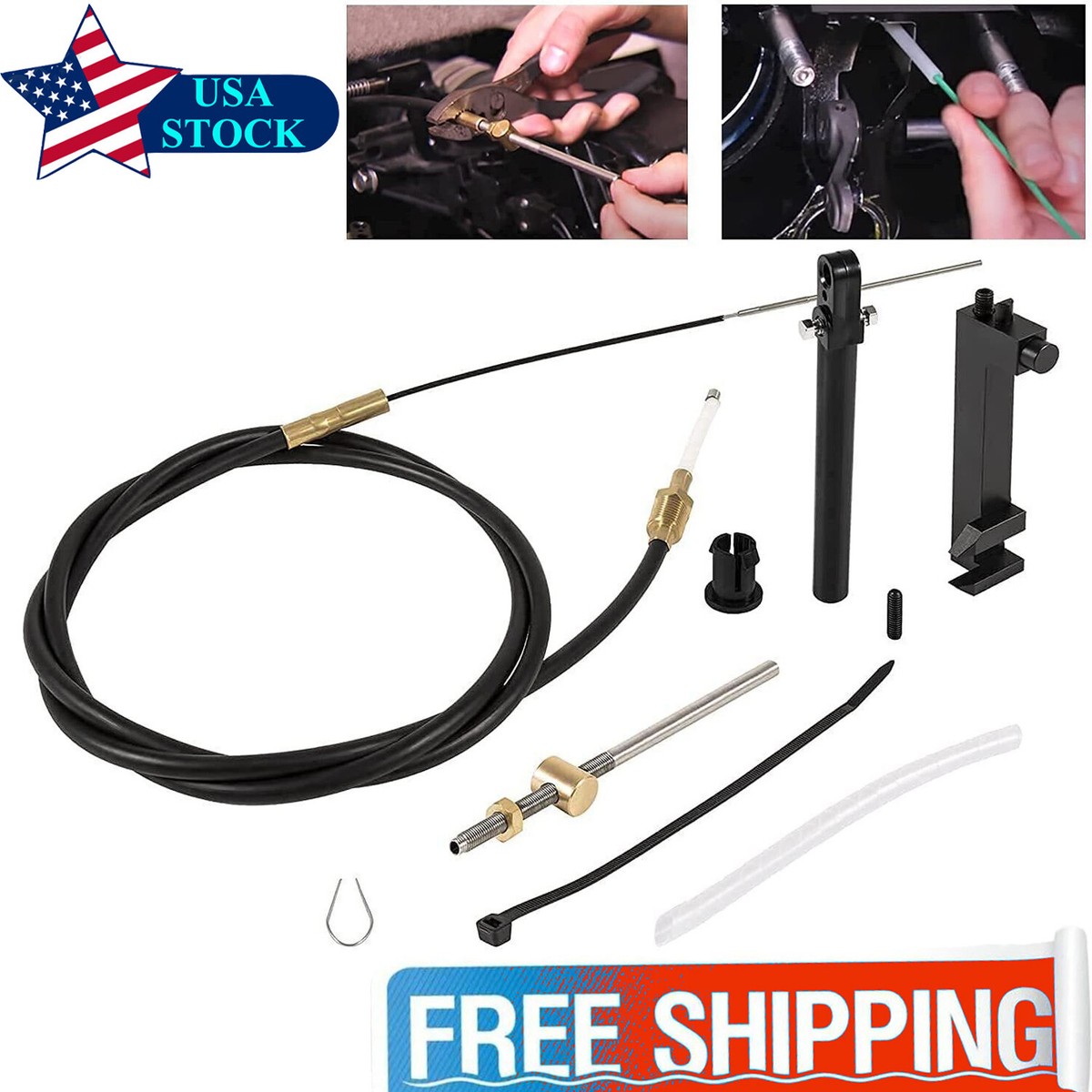 For Mercruiser Alpha Gen One & Two 1 2 R MR MC Lower Shift Cable