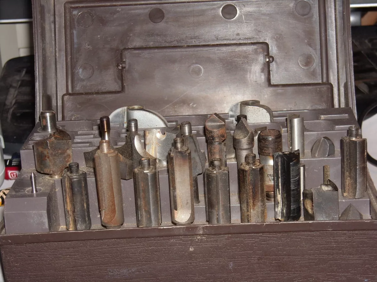 Vintage craftsman router on sale bits