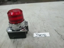 Cutler-Hammer Indicator Light 10250T 120V 50/60 Hz 6V Lamp Red Lens (New)
