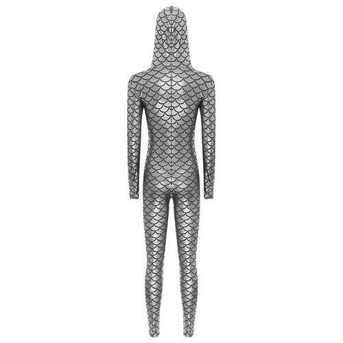 Womens Jumpsuit One Piece Swimsuits Halloween Costume Leotard Catsuits Mermaid - Picture 26 of 43
