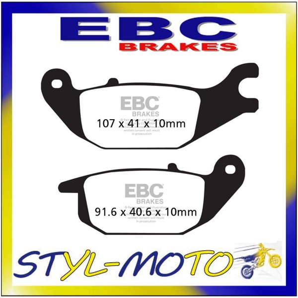 FA343 BeläGe Organisch Aramid Hinten EBC Honda CBR 125 R 2004-2006-image