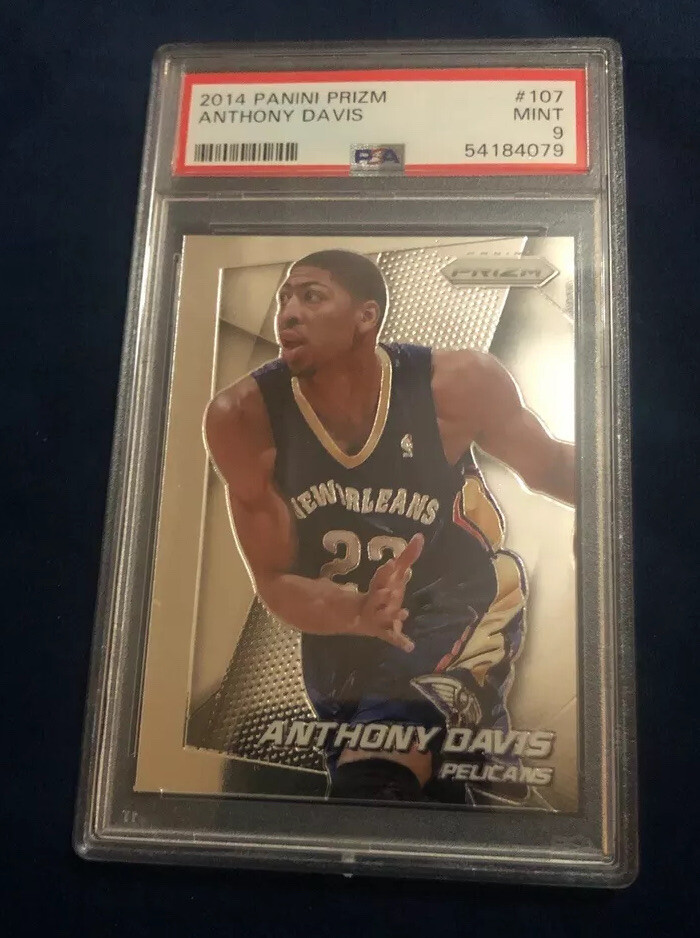 Anthony Davis 2014-15 Panini Prizm #107 PSA 9 Mint  Pelicans