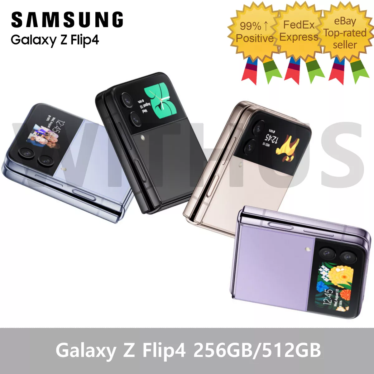 SAMSUNG Galaxy Z Flip4 5G SM-F721N 256GB/512GB Unlocked Foldable