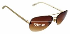 SFx Replacement Sunglass Lenses fits Kate Spade Beryl/S - 59mm Wide