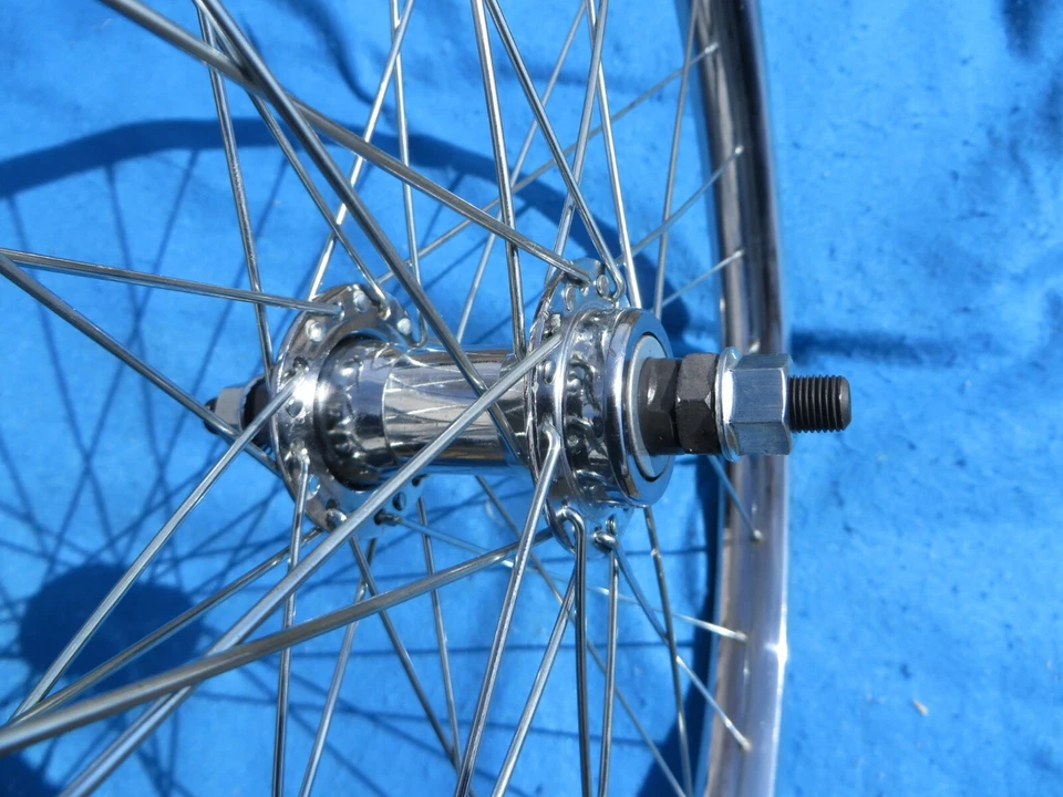 Комплект хромированных колесных тормозов для велосипедных шин на воздушном шаре 26 дюймов x 2,125 дюйма для тяжелых условий эксплуатации - новые - Изображение 4 из 4