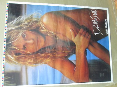 Vintage poster David Lee Roth Van Halen  Measures 17 1/2'' x 23   12512