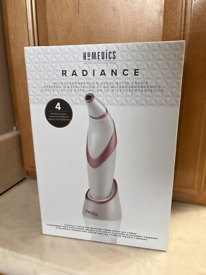 HoMemedics Radiance Microdermabrasion Exfoliation Device New Sealed Box