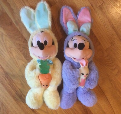Disney EASTER MICKEY MINNIE MOUSE Plush 18” from 2019