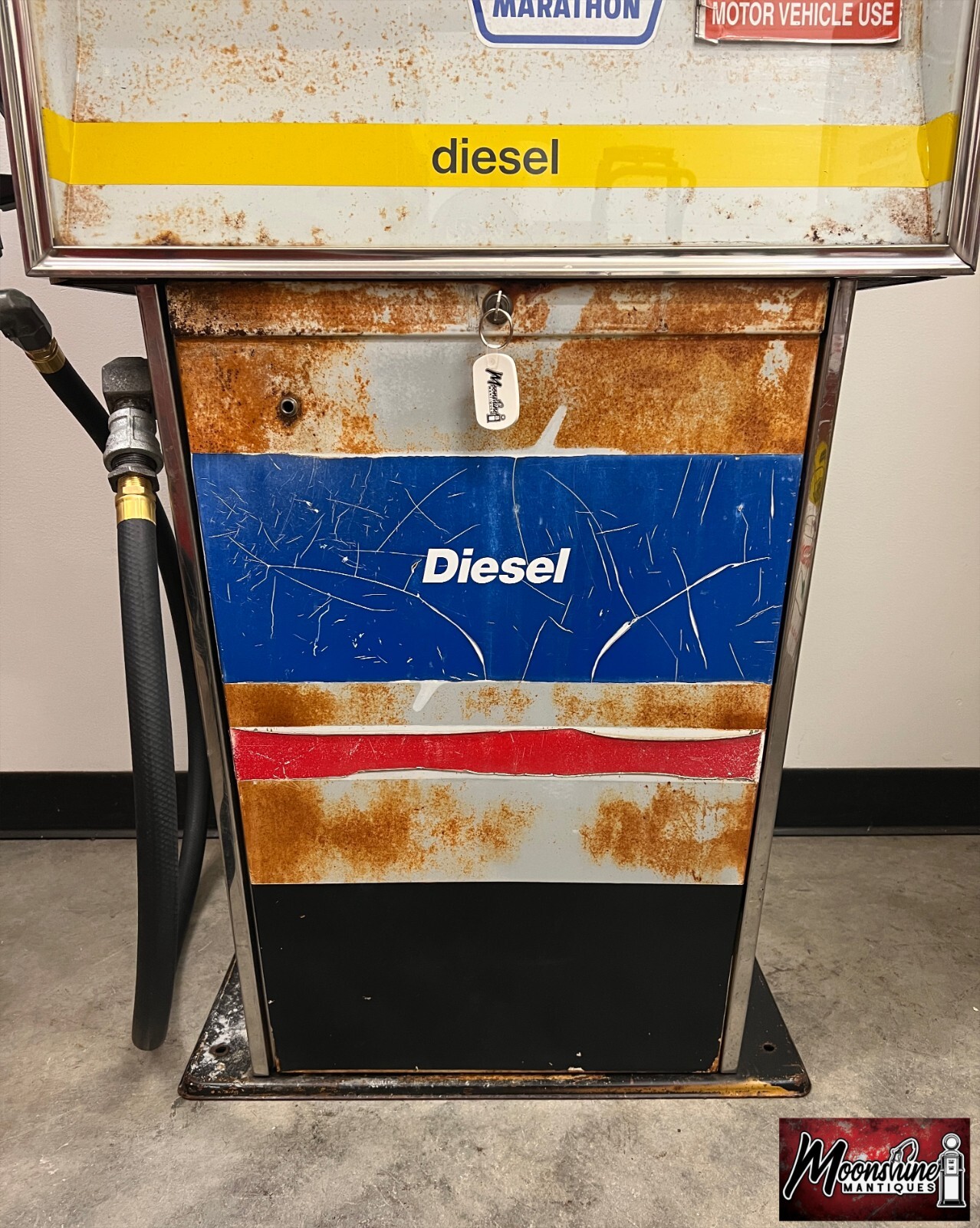 Rustoration 1960’s MARATHON DIESEL Gas Pump Gas and Oil eBay