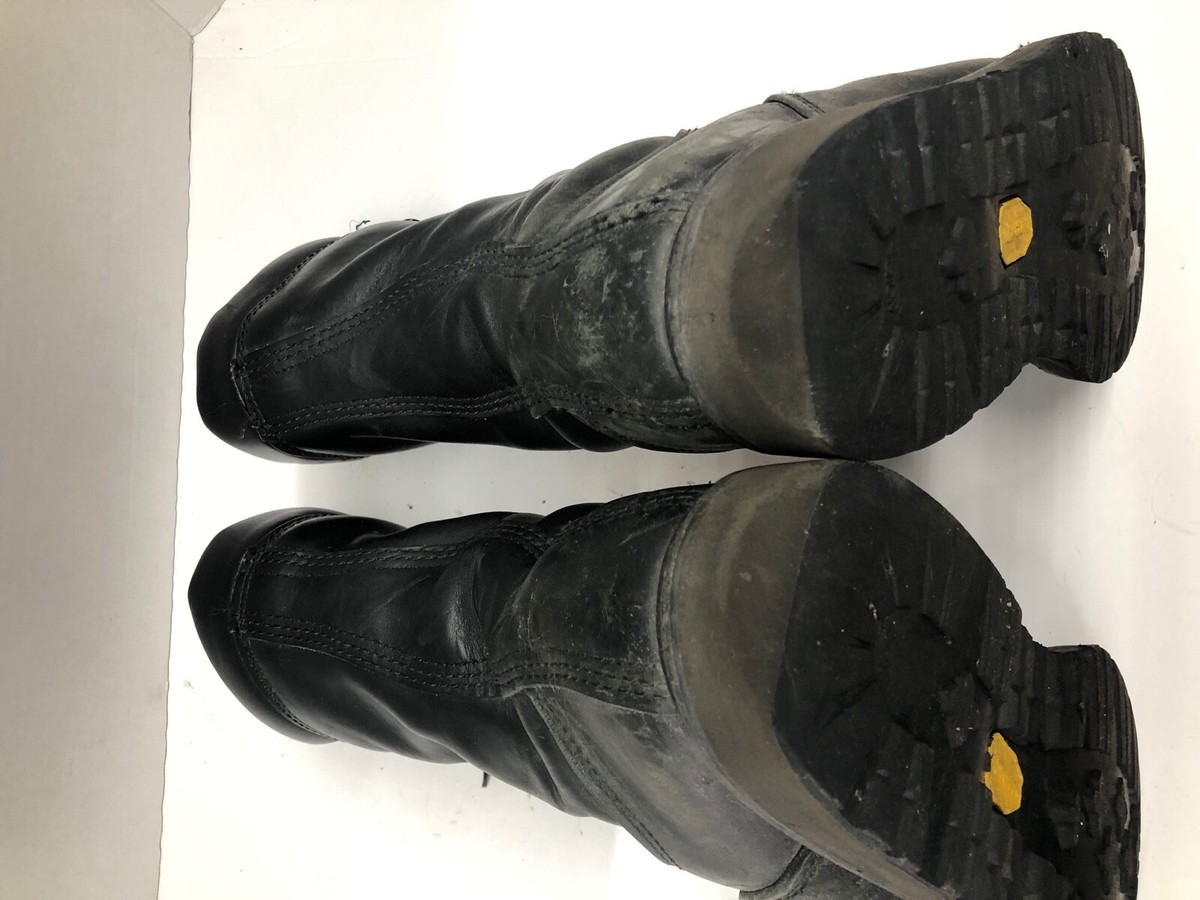 MATTERHORN BLACK LEATHER GORE-TEX MINING BOOTS WORK SIZE 7 W 