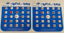 Vintage Regal Games Chicago Traffic Safety Bingo Game Travel Game - Lot of 2
