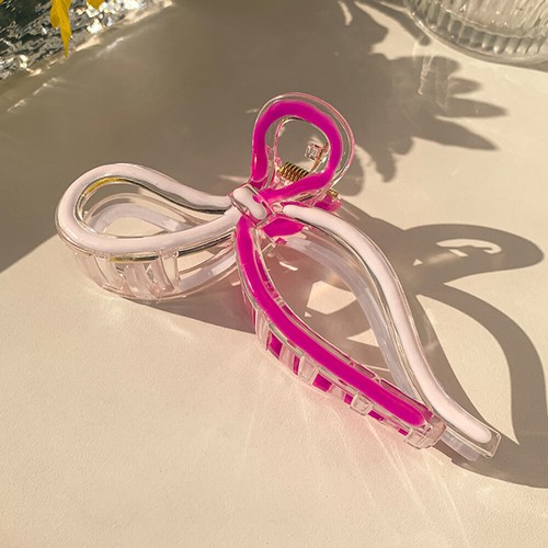 Large Bow Knot Barrette Hair Clip Ribbon Tie Design Hairpin Hair Accessories X - Picture 8 of 13