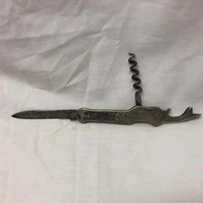 Vintage Canadian Whisky Corby's Special Pocket Knife & Cork Screw