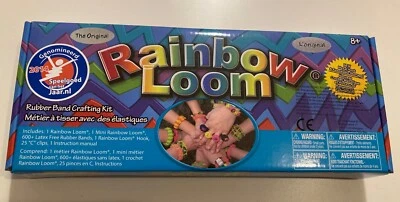 Rainbow Loom Starter Set mit Metallnadel Gummibänder Webstuhl NEU & OVP
