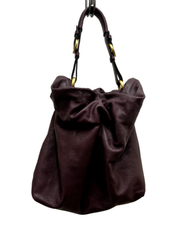 Lupo Leather handbag Pouch Burgundy - Afbeelding 1 van 12