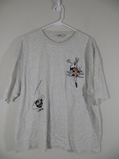 Vintage 1998 Warner Bros. Adult Bugs Bunny Baseball Embroidered T-Shirt Size XL