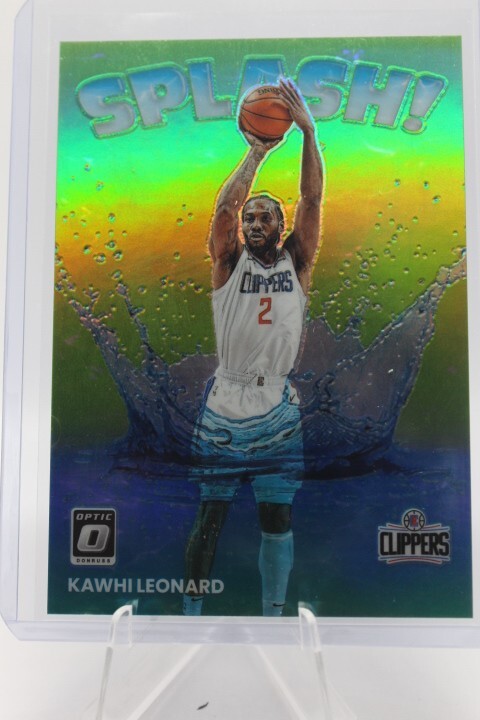 2022-23 Panini Donruss Optic Lime Green 089/149 Splash Kawhi Leonard #8 Clippers
