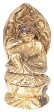Antique Vintage Portable Shrine Zushi Amida Buddha Buddhist Altar Figure Old