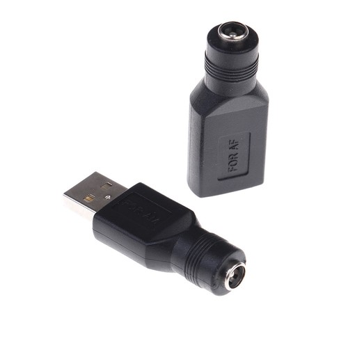 5V 5.5x2.1mm dc usb 2.0 connectors laptop adapter to usb male/female conver.*zh - Afbeelding 3 van 8