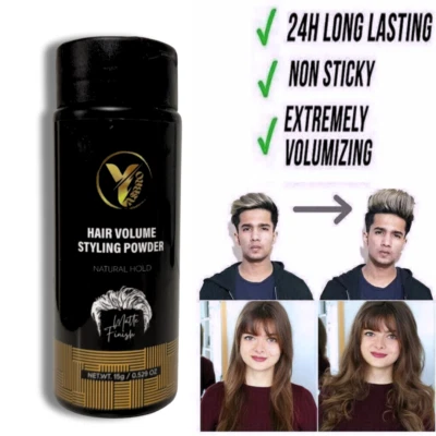 YASBRO Hair Styling Powder Dust Wax & Volume Mattifying 15g