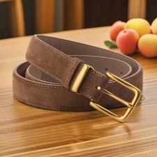Square Buckle Suede Belt Women's Retro Wide Jeans Waist Autumn Winter Belts
